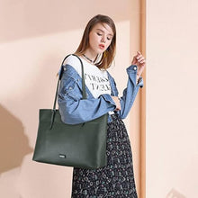 Load image into Gallery viewer, Women's Soft Faux Leather Tote Bag Purse Handbags Wallet Tote Shoulder Bag Purse Large Capacity