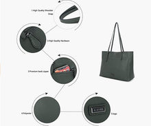 Load image into Gallery viewer, Women's Soft Faux Leather Tote Bag Purse Handbags Wallet Tote Shoulder Bag Purse Large Capacity