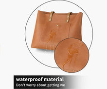 Load image into Gallery viewer, Tote Bag For Women Satchel Handbags Organizer 2pcs/set Large Leather Tote Purse and Shoulder Satchel Bag Organizer
