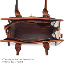 Load image into Gallery viewer, Women Handbags Top Handle Satchel Purse Shoulder Bag Hobo Bag Work Bag Set 2pcs