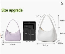Load image into Gallery viewer, Shoulder Bags for Women, Cute Hobo Tote Handbag Mini Clutch Purse with Zipper Closure