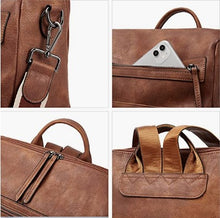 Load image into Gallery viewer, Backpack Purse for Women Fashion Leather Designer Travel Large Ladies Shoulder Bags