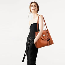 Load image into Gallery viewer, New Handbags With Tassel Wood Beads