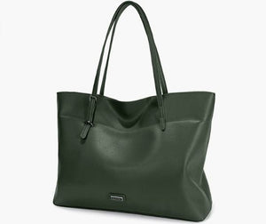 Women's Soft Faux Leather Tote Bag Purse Handbags Wallet Tote Shoulder Bag Purse Large Capacity