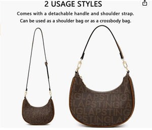 Brown Design Women Small Shoulder Bag Mini Purse Womens Crossbody Clutch Purses 90s Y2k   Bags