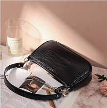 Load image into Gallery viewer, Small Purse for Women, Retro Classic Tote HandBag Shoulder Bags Crocodile Pattern Clutch Purse with Zipper Closure
