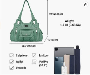 Handbags for Women, Purses for Women, Hobo Bags for Women, Purses and Handbags, Womens Purse w/Multi Pocket, H1635