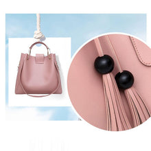 Load image into Gallery viewer, New Handbags With Tassel Wood Beads
